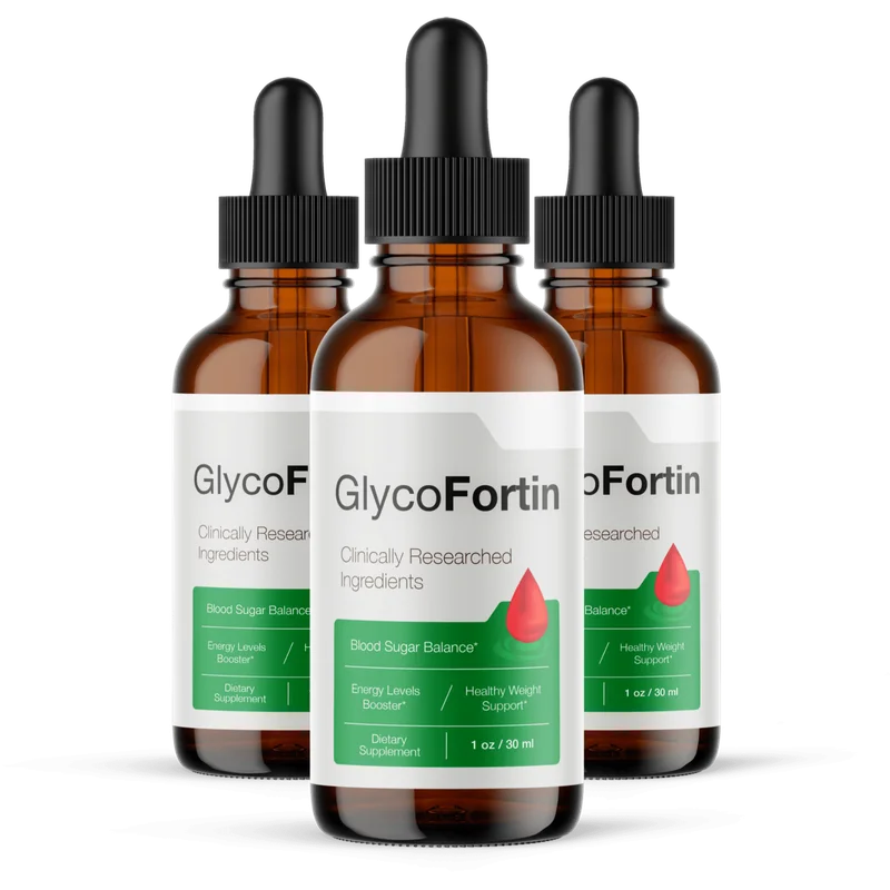 GlycoFortin Blood Sugar Supplement Bottle (3 Bottle / 90 Day Pack)